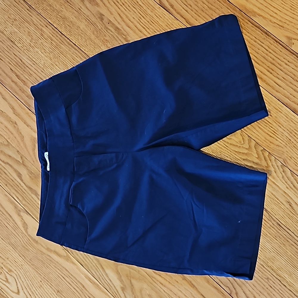 MAGELLAN'S SHORTS L NAVY BLUE BERMUDA POCKETS LIKE NEW